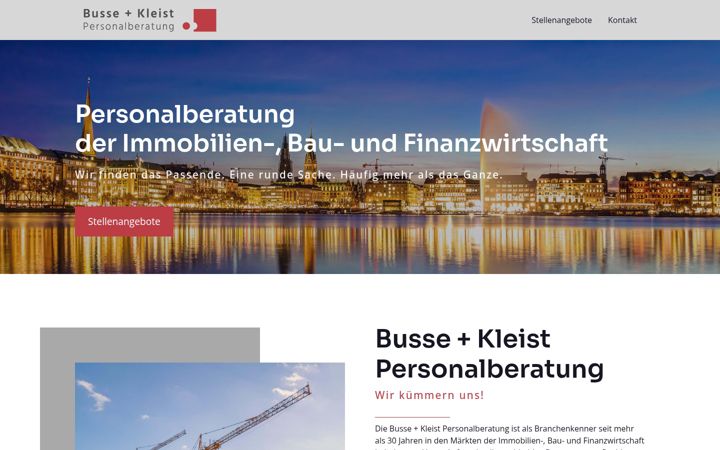 Screenshot di busse-kleist.de