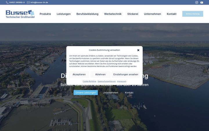Screenshot di busse-th.de