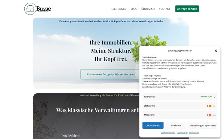 Screenshot di busse-verwaltungsservice.de