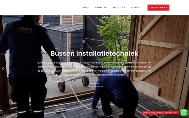 Captura de pantalla de busseninstallatietechniek.nl