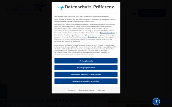 Screenshot di bussfeldschiller.de