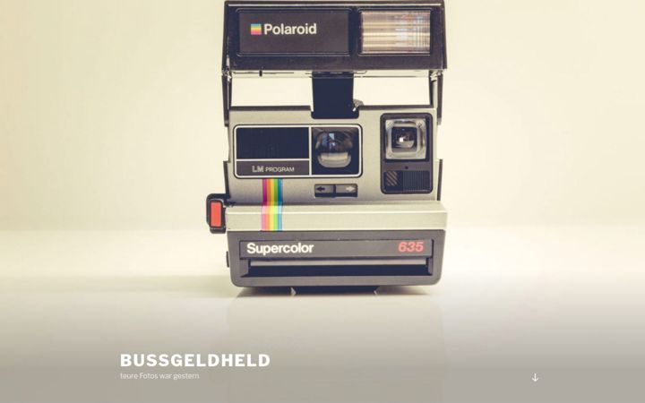 Screenshot of bussgeldheld.de