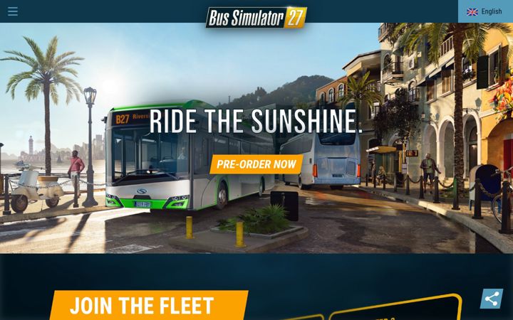 Screenshot of bussimulator-game.de
