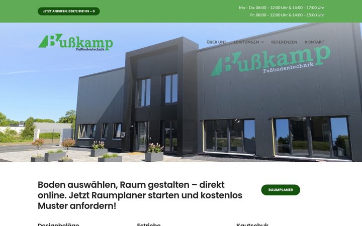 Skjermbilde av busskamp-bodenbelaege.de