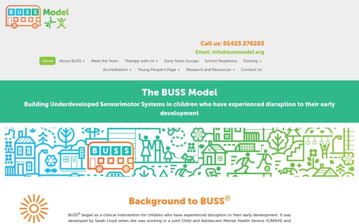 Screenshot of bussmodel.org
