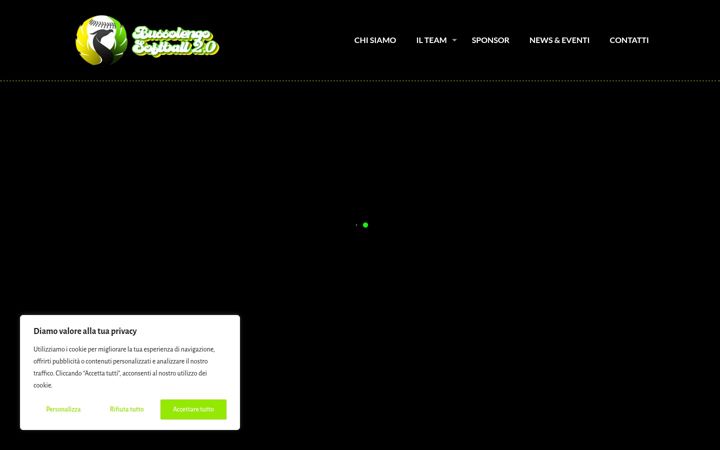 Screenshot of bussolengosoftball.com