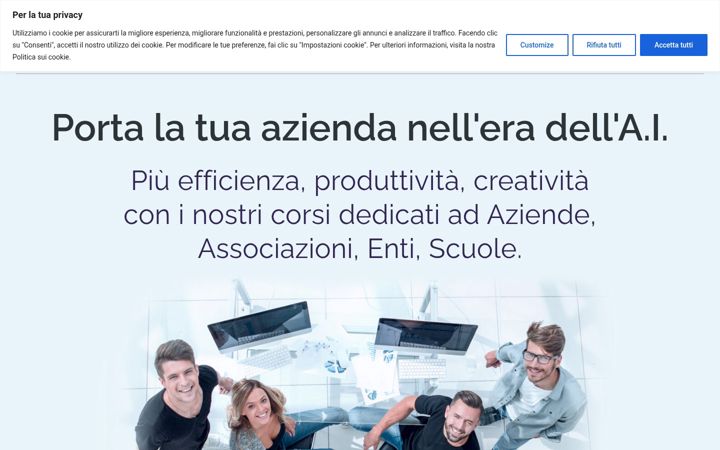 Screenshot of bussolino.ai