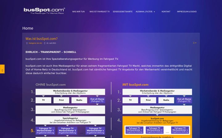Screenshot of busspot.com