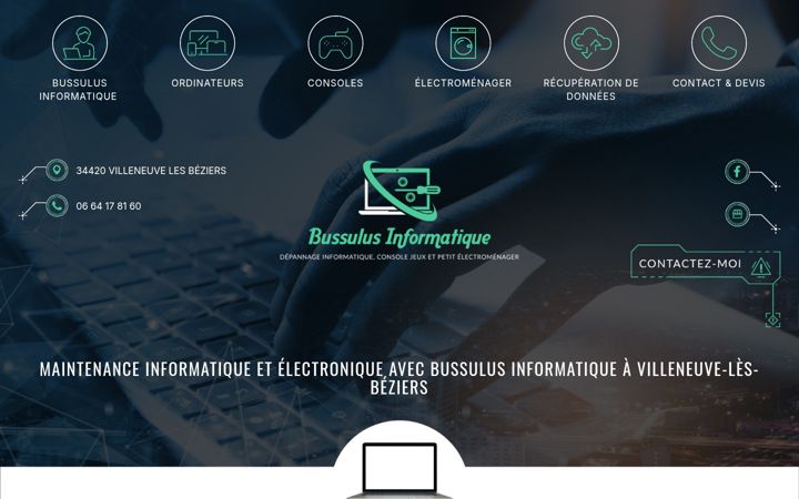 Screenshot of bussulus-informatique.fr