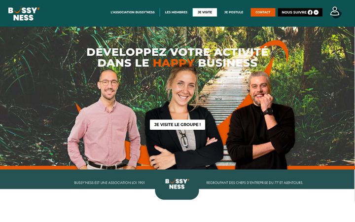 Screenshot of bussyness.net