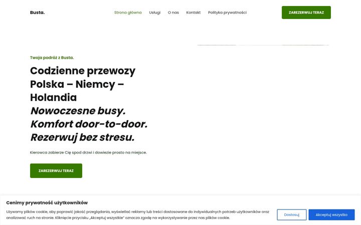 Screenshot of busta.pl