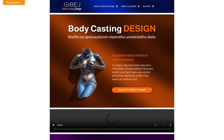 Screenshot of busta.sk