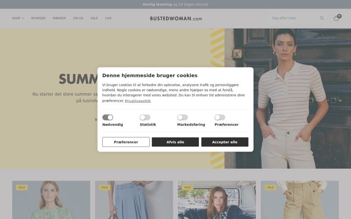 Screenshot of bustedwoman.com