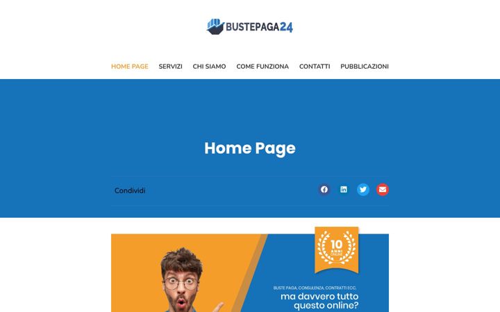 Zrzut ekranu bustepaga24.it