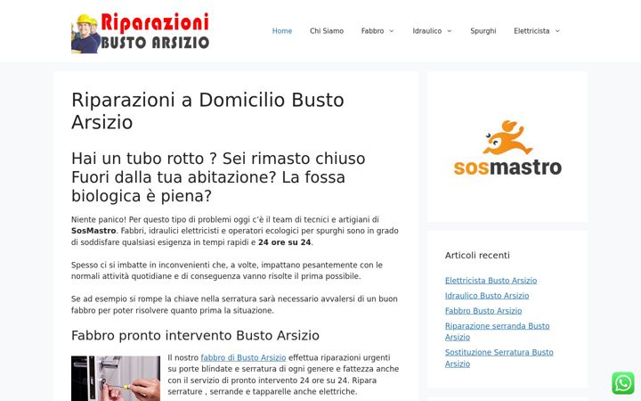 Screenshot of busto-arsizio.com