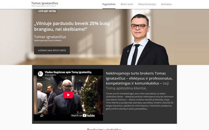 Screenshot of bustobrokeris.lt