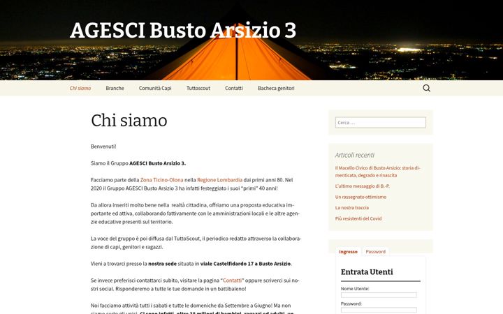 Kuvakaappaus sivustosta bustotre.org