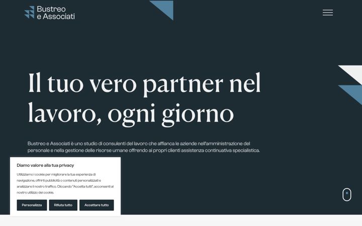 Screenshot of bustreoeassociati.com