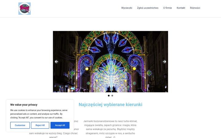 Screenshot of busujzpoznania.pl