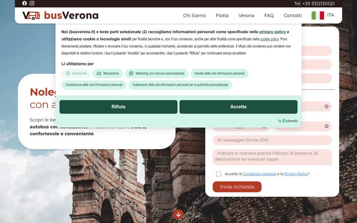 Screenshot of busverona.it