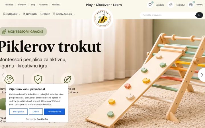Screenshot of busy-bee.hr