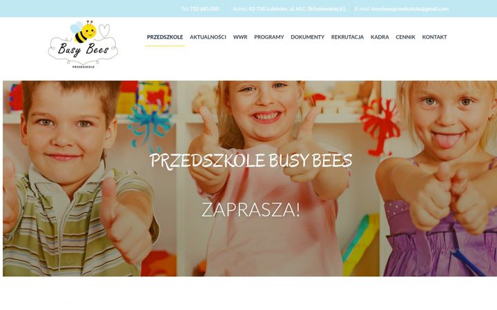 Screenshot of busybeesprzedszkole.pl