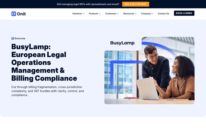 Screenshot of busylamp.com