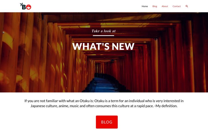 Screenshot of busyotaku.com