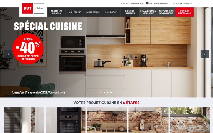 Screenshot of but-cuisines.fr