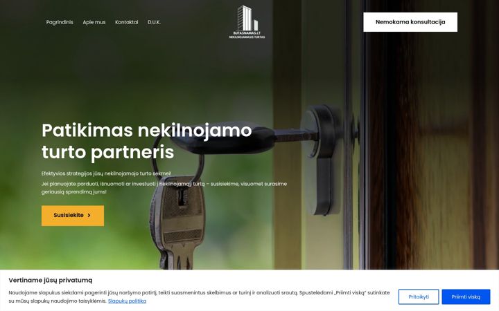 Screenshot of butasnamas.lt