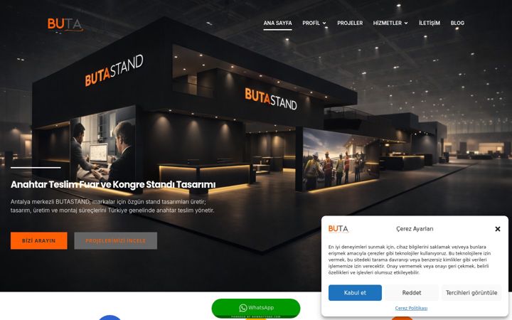 Screenshot of butastand.com