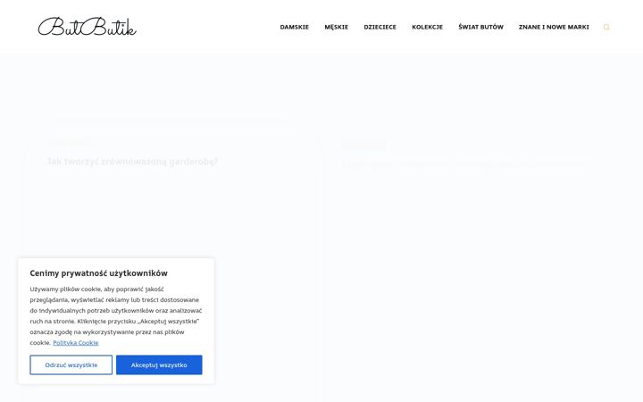 Screenshot of butbutik.pl
