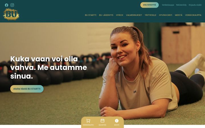 Screenshot of butc.fi