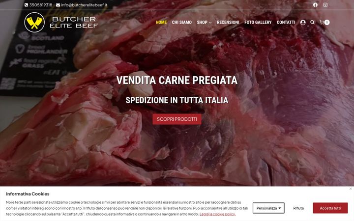 Zrzut ekranu butcherelitebeef.it