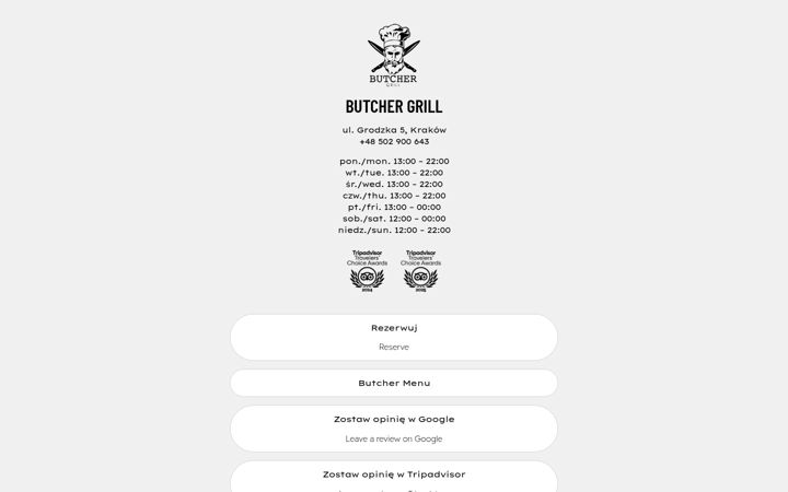 Screenshot of butchergrill.pl