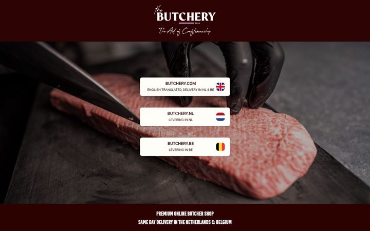 Screenshot of butchery.com