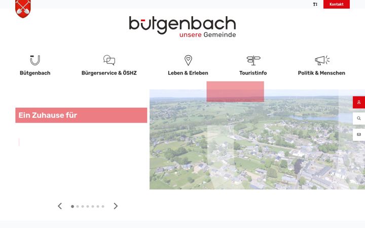 Screenshot of butgenbach.be