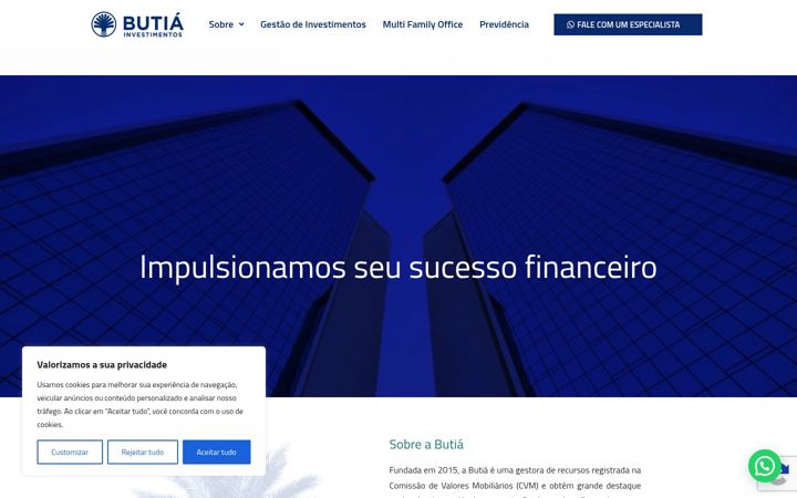 Screenshot von butiainvestimentos.com.br