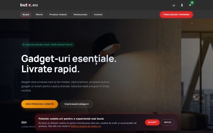 Screenshot of butic.eu