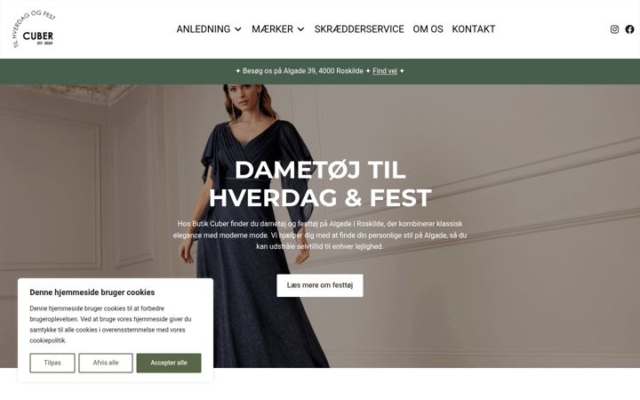 Screenshot of butik-cuber.dk