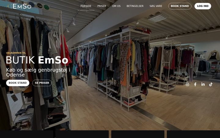 Screenshot of butik-emso.dk