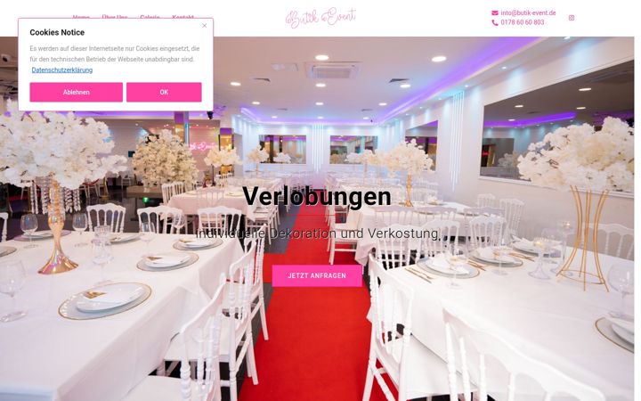 Screenshot of butik-event.de