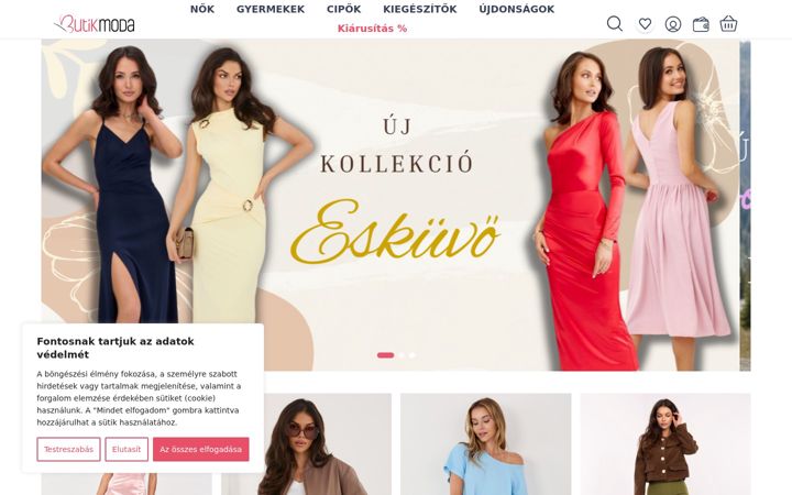 Екранна снимка на butikmoda.hu