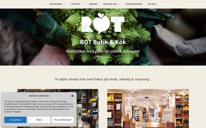 Screenshot of butikrot.se