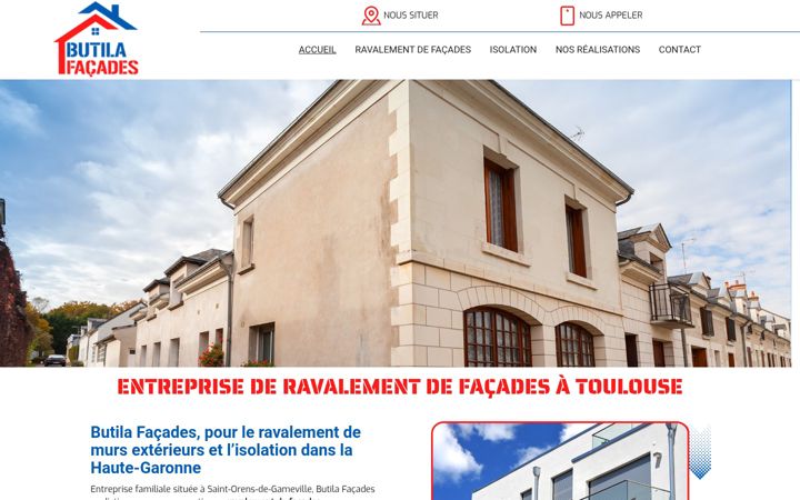 Screenshot of butila-facades.fr