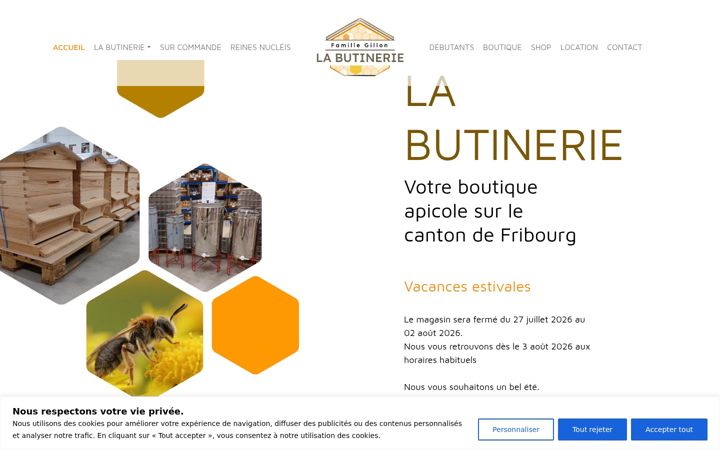 Screenshot of butinerie.ch