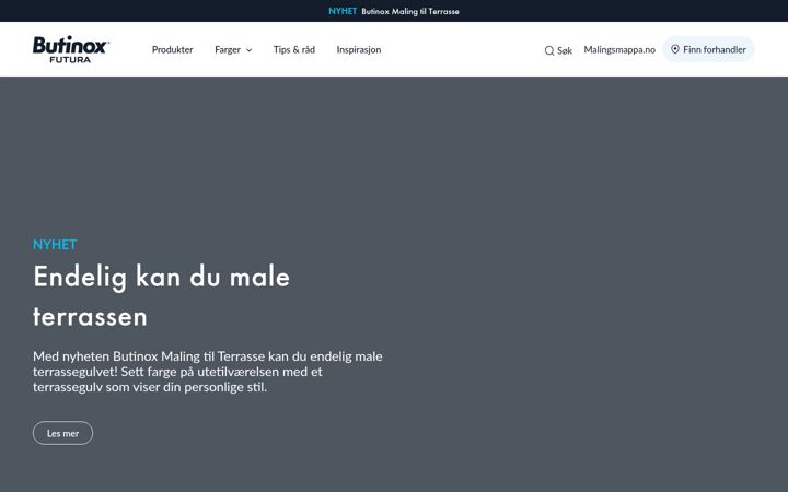 Screenshot of butinoxfutura.no