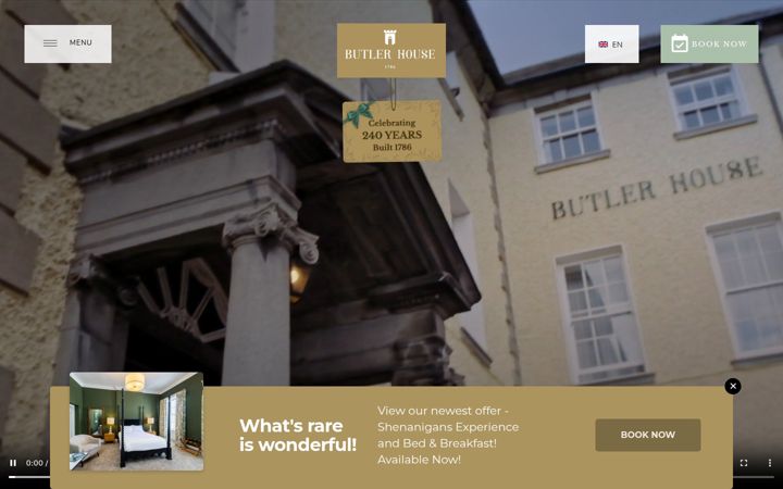 Screenshot of butler.ie