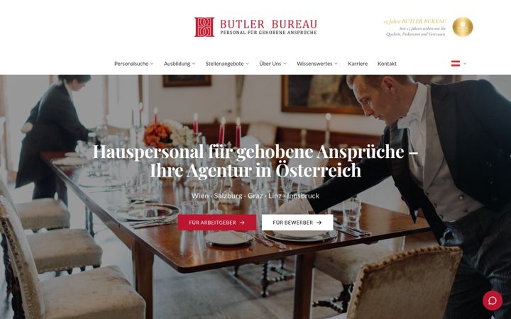 Screenshot of butlerbureau.eu