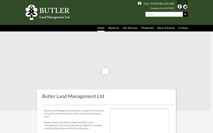 Screenshot of butlerlm.co.uk